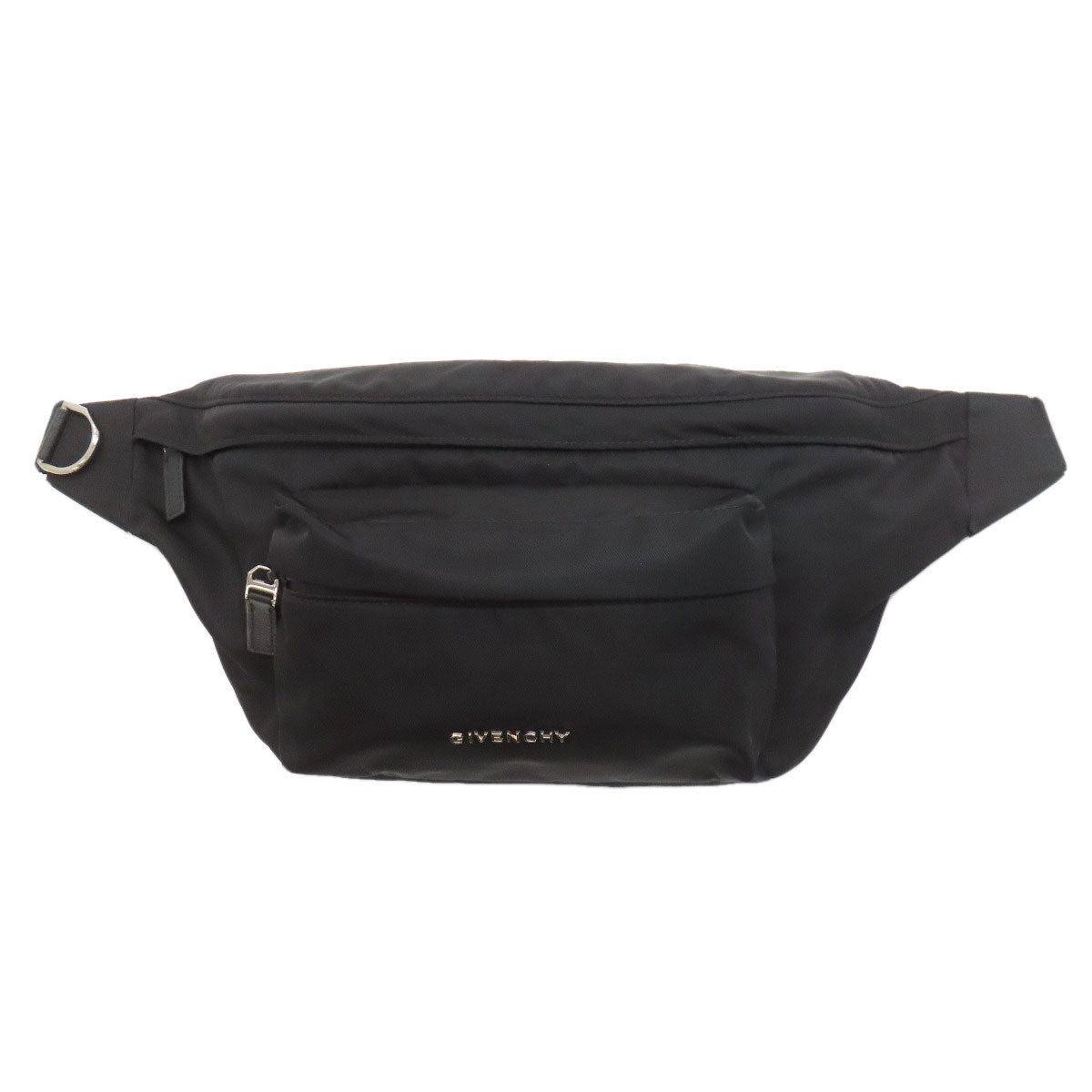 GIVENCHY ジバンシー ロゴ ボディバッグ ナイロン レディース 中古