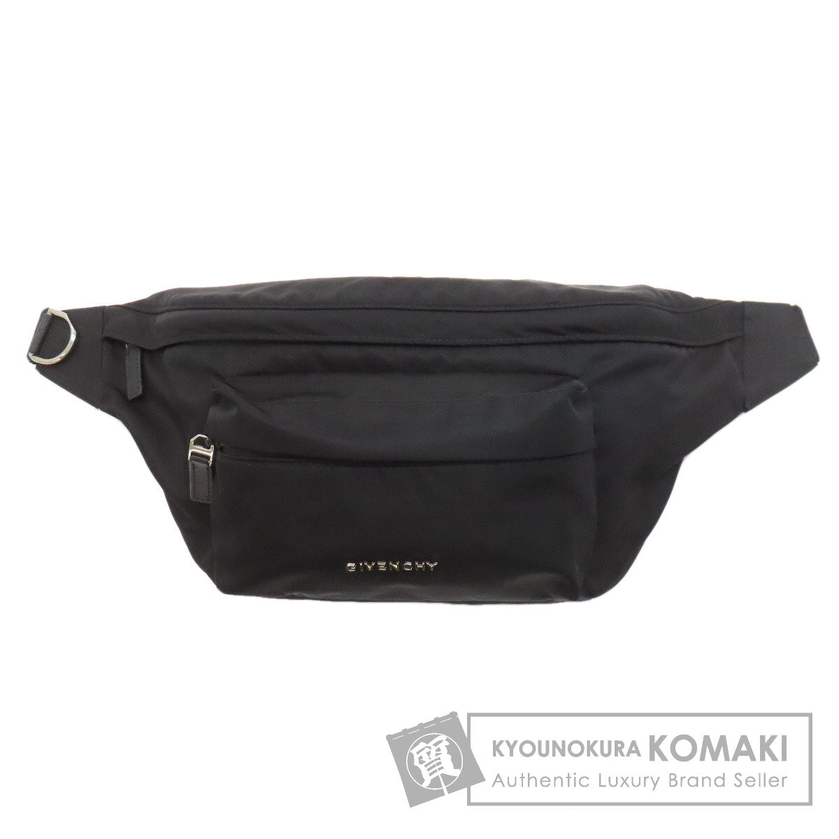 GIVENCHY ジバンシー ロゴ ボディバッグ ナイロン レディース 中古