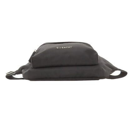 GIVENCHY ジバンシー ロゴ ボディバッグ ナイロン レディース 中古