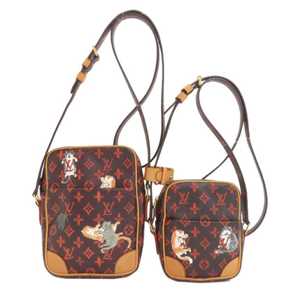 LOUIS VUITTON ルイヴィトン M44399 パナムセット キャットグラム ショルダーバッグ モノグラムキャンバス レディース 中古