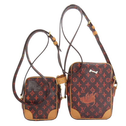 LOUIS VUITTON ルイヴィトン M44399 パナムセット キャットグラム ショルダーバッグ モノグラムキャンバス レディース 中古