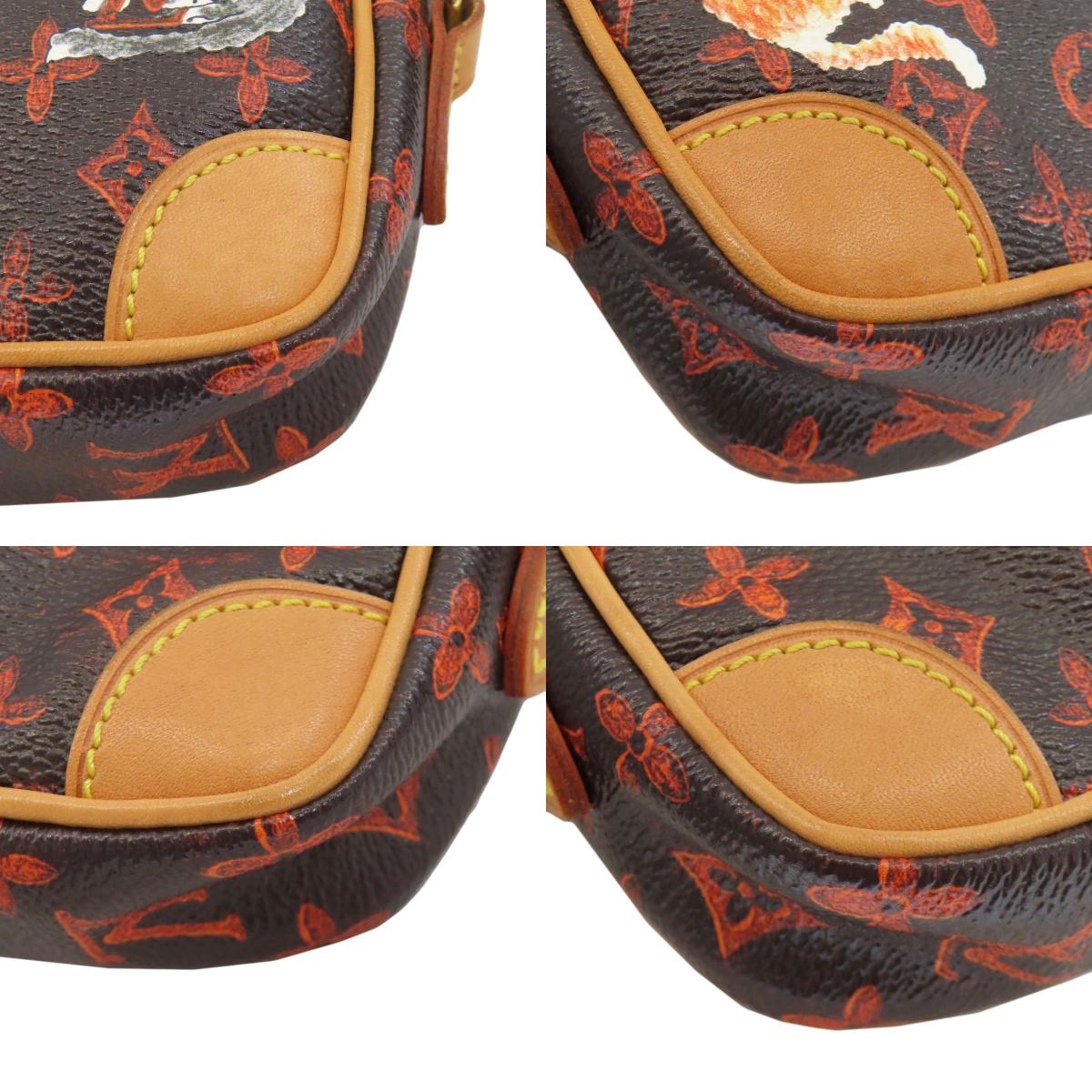 LOUIS VUITTON ルイヴィトン M44399 パナムセット キャットグラム ショルダーバッグ モノグラムキャンバス レディース 中古