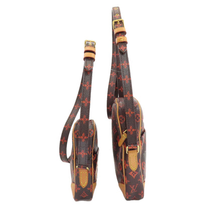 LOUIS VUITTON ルイヴィトン M44399 パナムセット キャットグラム ショルダーバッグ モノグラムキャンバス レディース 中古