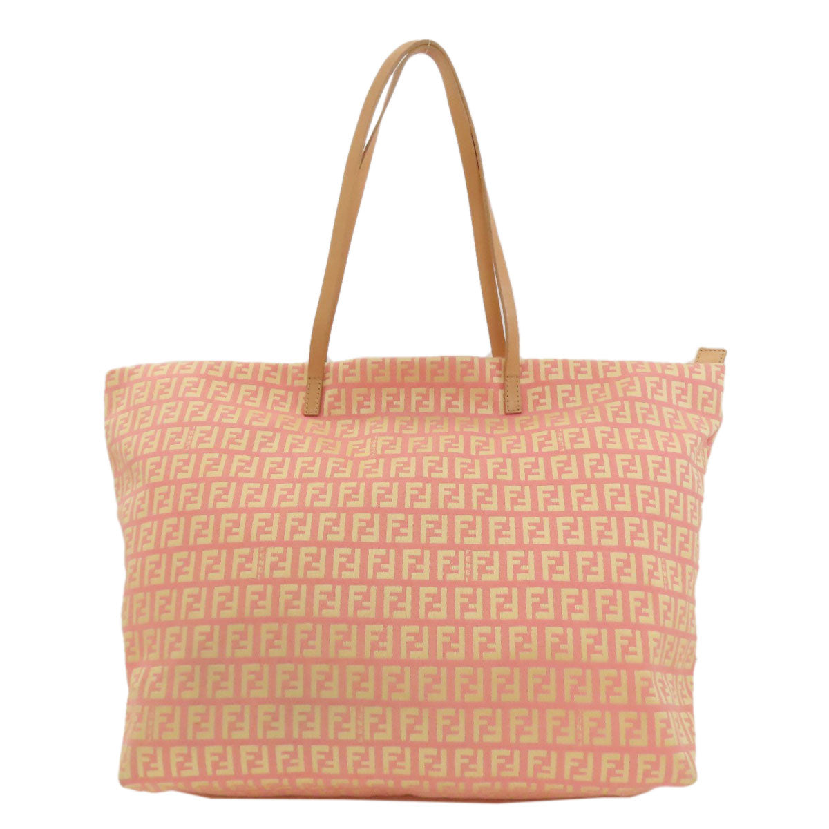 FENDI フェンディ ズッキーノ トートバッグ キャンバス レディース 中古