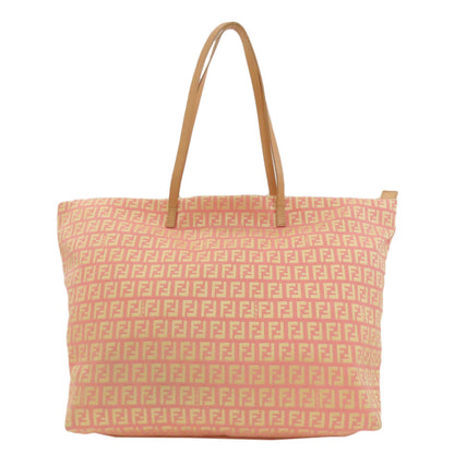 FENDI フェンディ ズッキーノ トートバッグ キャンバス レディース 中古