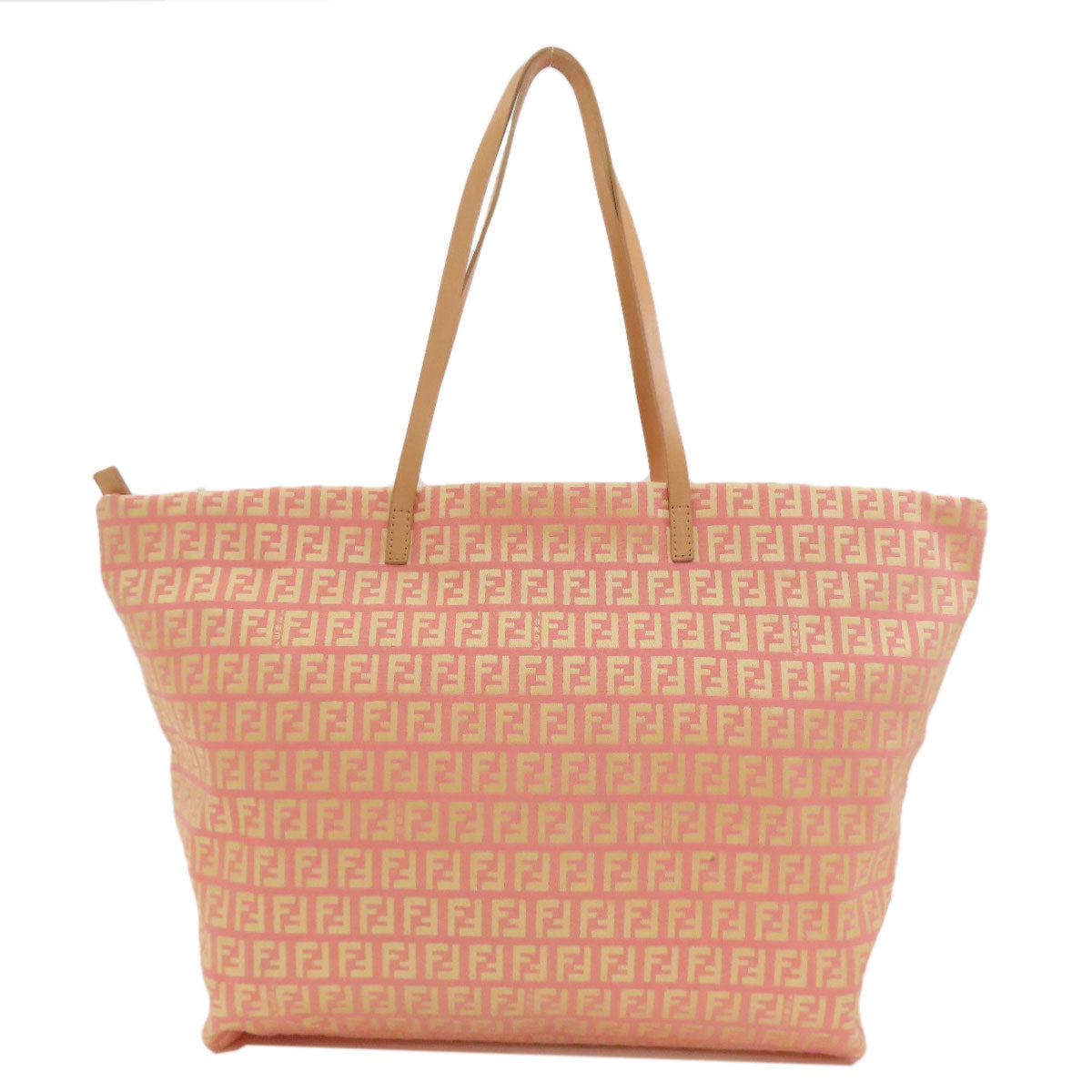 FENDI フェンディ ズッキーノ トートバッグ キャンバス レディース 中古