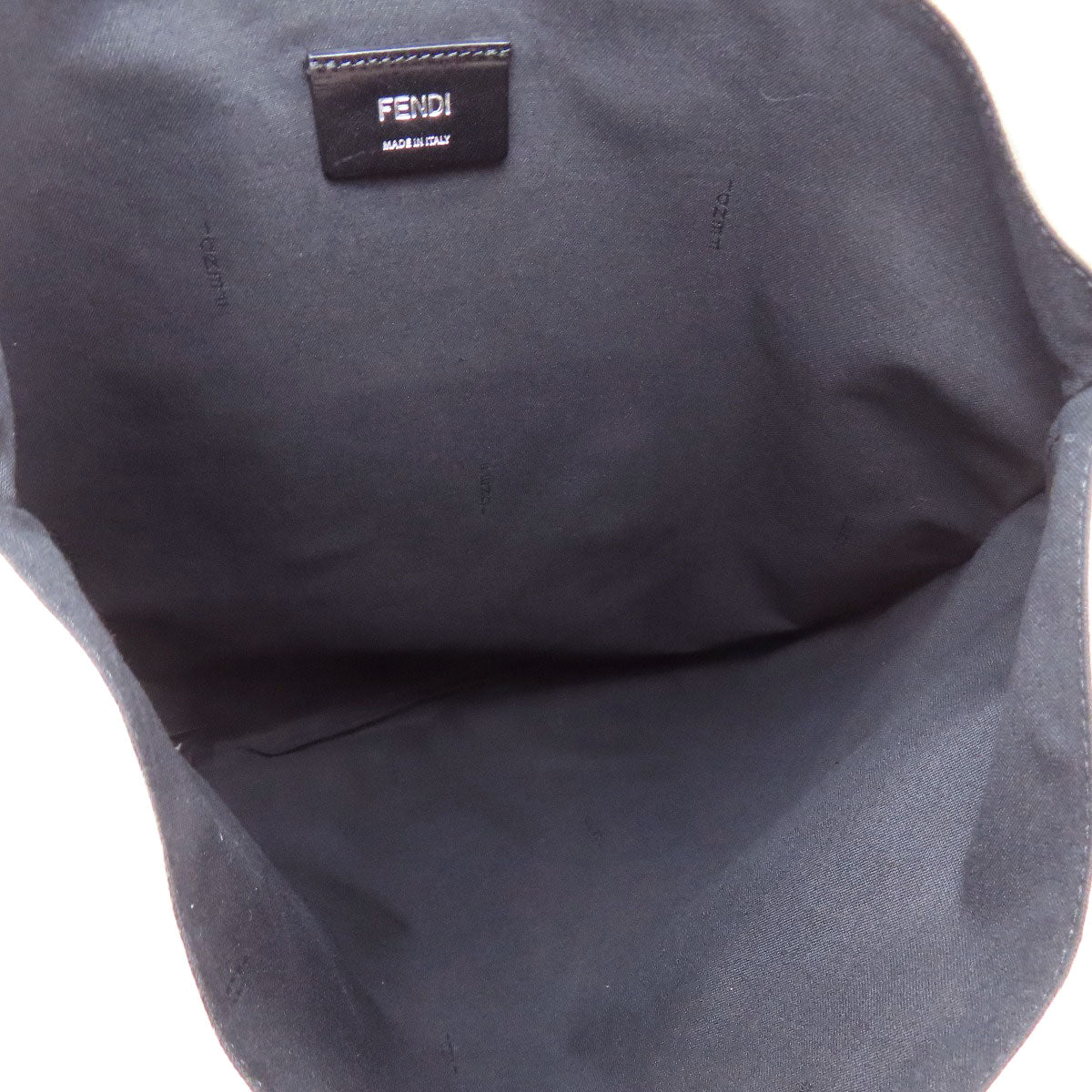 FENDI フェンディ ロゴ ハンドバッグ キャンバス レディース 中古