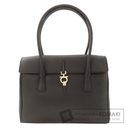 Salvatore Ferragamo サルヴァトーレフェラガモ ガンチーニ金具 ハンドバッグ カーフ レディース 中古