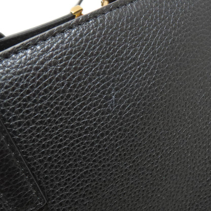 VERSACE ヴェルサーチ ロゴ トートバッグ カーフ レディース 中古