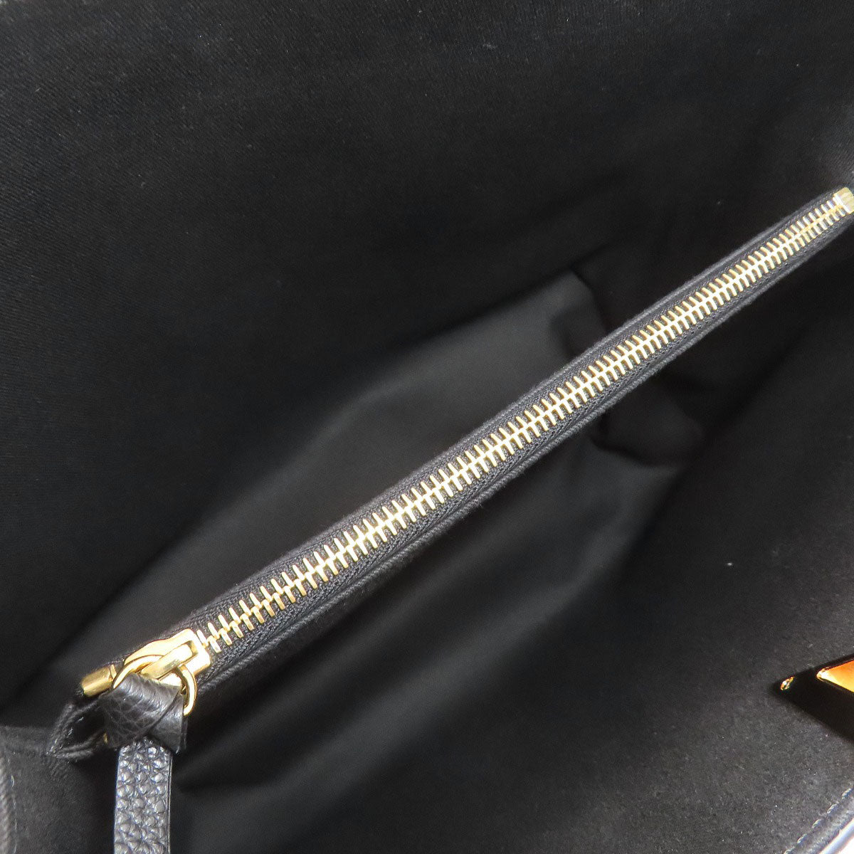 VERSACE ヴェルサーチ ロゴ トートバッグ カーフ レディース 中古