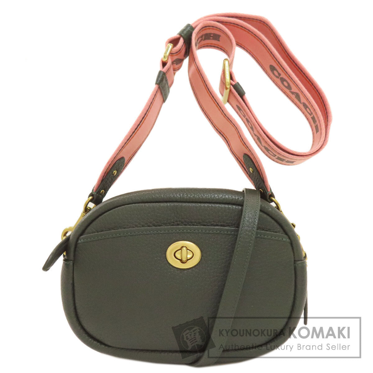 COACH コーチ C4813 カメラバッグ ショルダーバッグ レザー レディース 中古