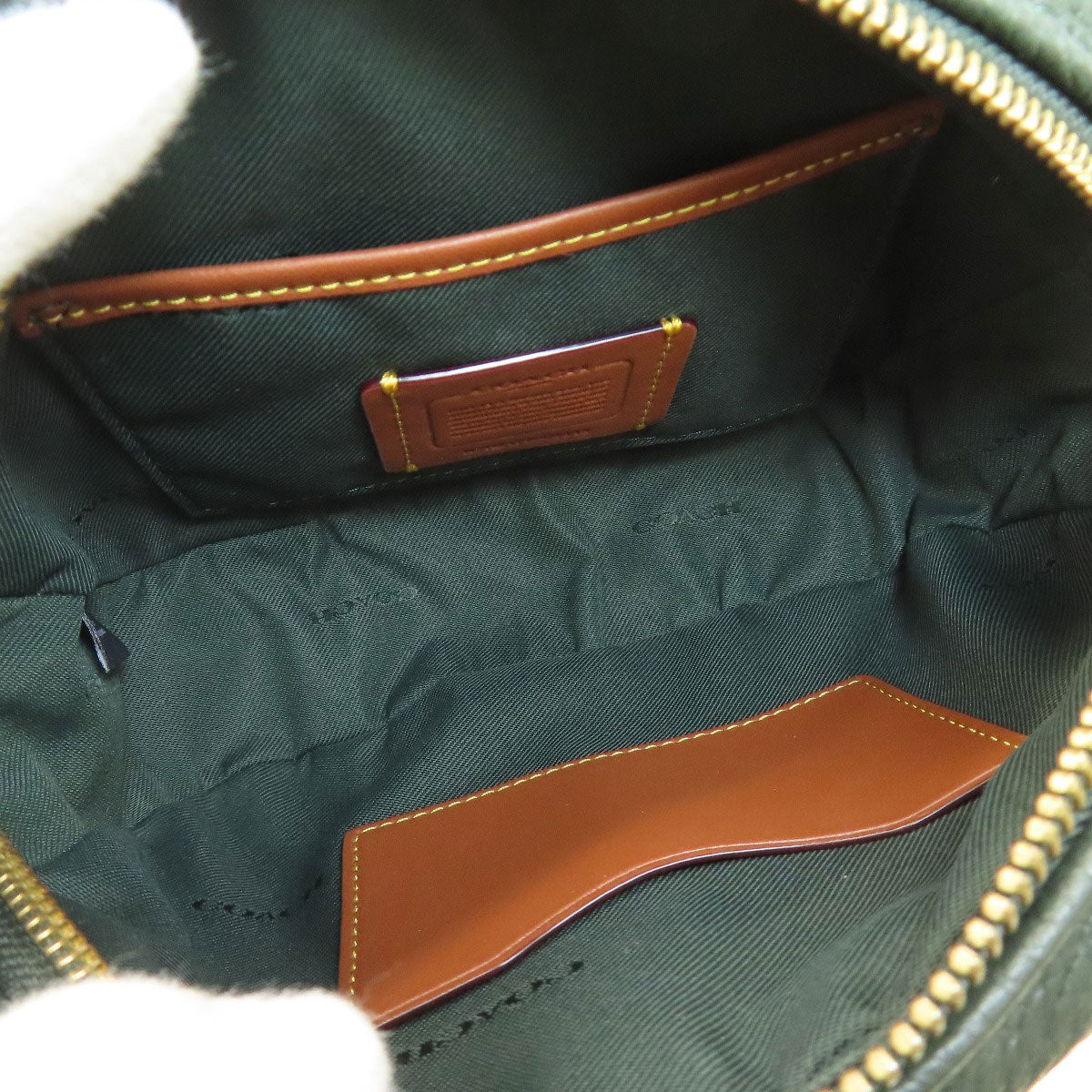 COACH コーチ C4813 カメラバッグ ショルダーバッグ レザー レディース 中古