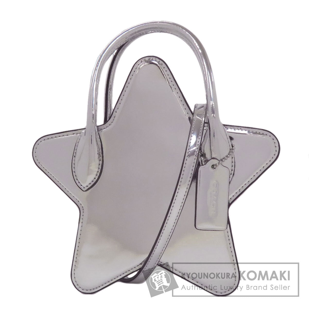COACH コーチ CN700 スター 2WAY ハンドバッグ レザー レディース 中古