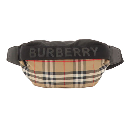 BURBERRY バーバリー ノバチェック ボディバッグ ナイロンキャンバス レディース 中古