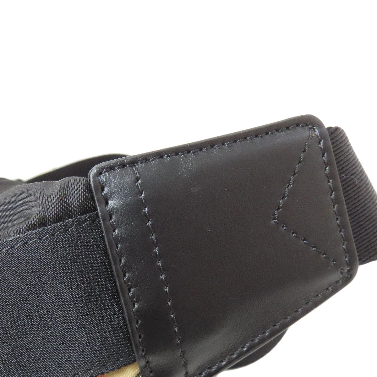 BURBERRY バーバリー ノバチェック ボディバッグ ナイロンキャンバス レディース 中古
