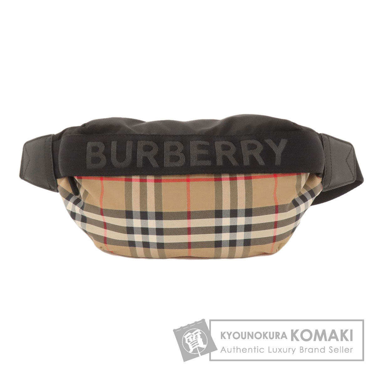 BURBERRY バーバリー ノバチェック ボディバッグ ナイロンキャンバス レディース 中古