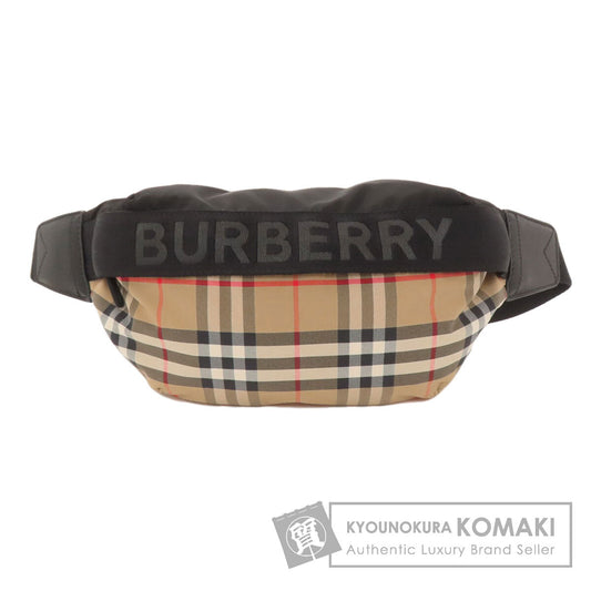 BURBERRY バーバリー ノバチェック ボディバッグ ナイロンキャンバス レディース 中古