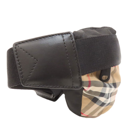 BURBERRY バーバリー ノバチェック ボディバッグ ナイロンキャンバス レディース 中古
