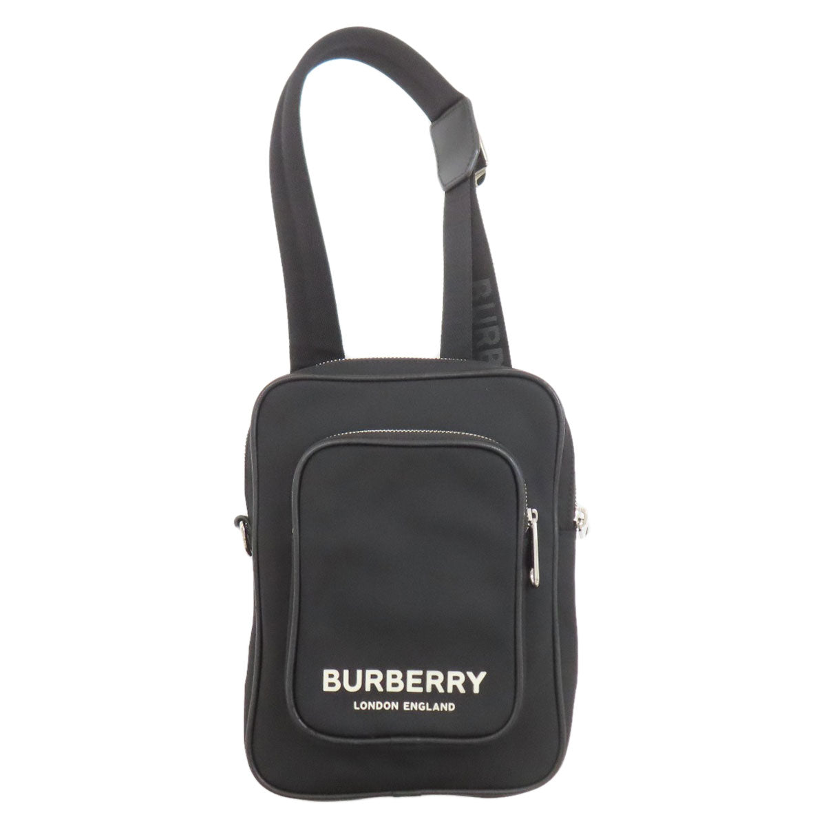 BURBERRY バーバリー ロゴ ボディバッグ ナイロン レディース 中古
