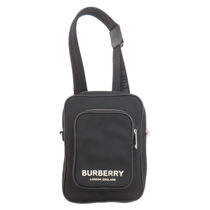 BURBERRY バーバリー ロゴ ボディバッグ ナイロン レディース 中古