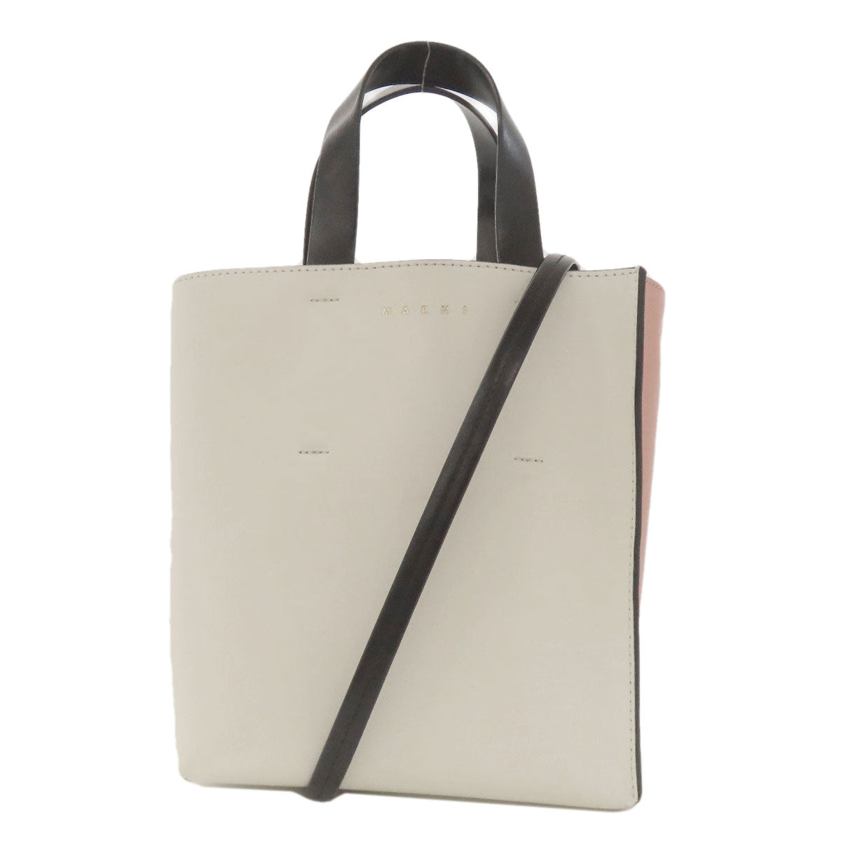 MARNI マルニ 2WAY ハンドバッグ レザー レディース 中古