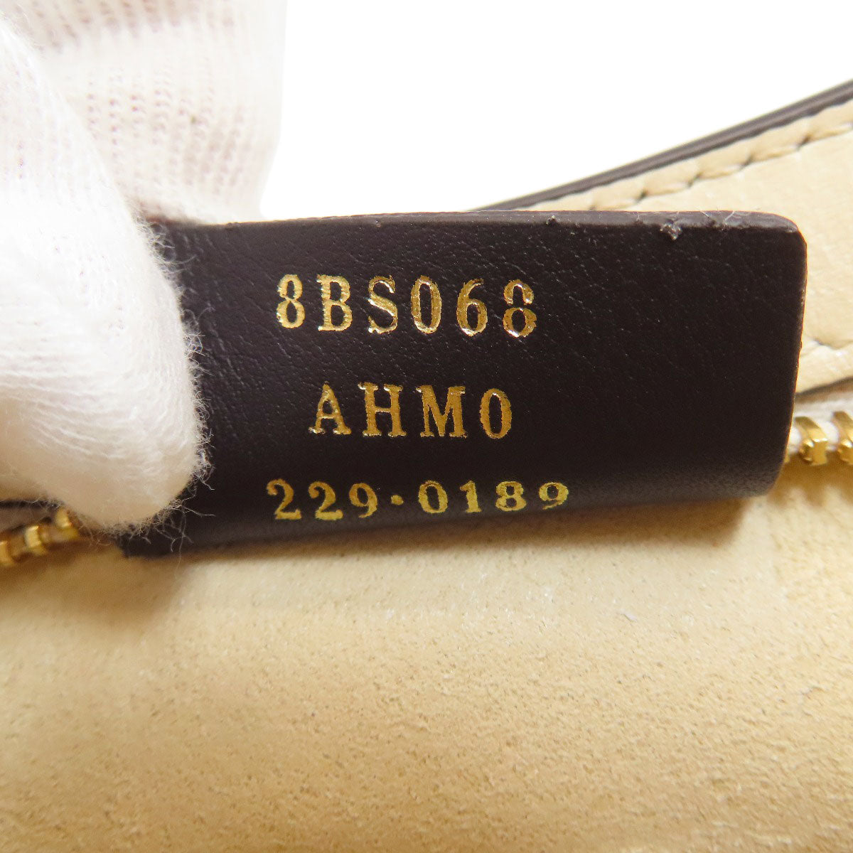 FENDI フェンディ オーロック バッグ ハンドバッグ レザー レディース 中古