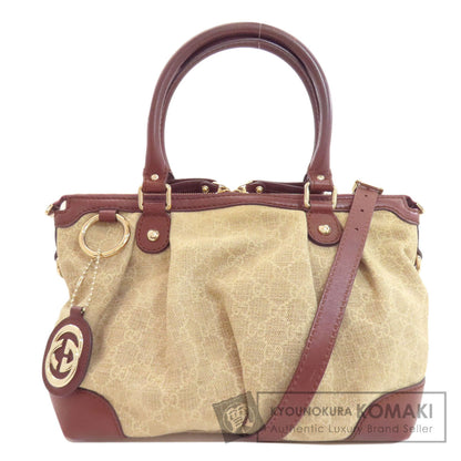 GUCCI グッチ 347902 GG 2WAY トートバッグ キャンバス レディース 中古