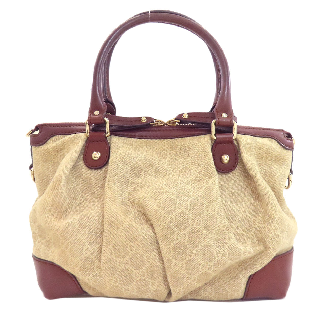 GUCCI グッチ 347902 GG 2WAY トートバッグ キャンバス レディース 中古