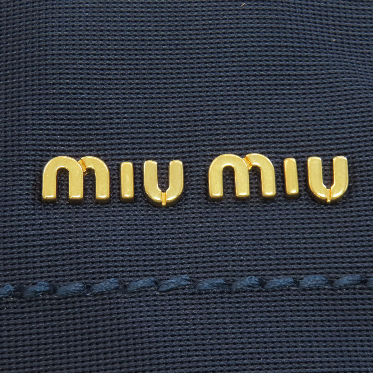 MIUMIU ミュウミュウ ロゴ トートバッグ ナイロン レディース 中古