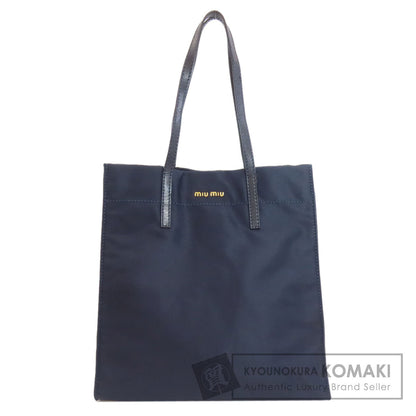 MIUMIU ミュウミュウ ロゴ トートバッグ ナイロン レディース 中古