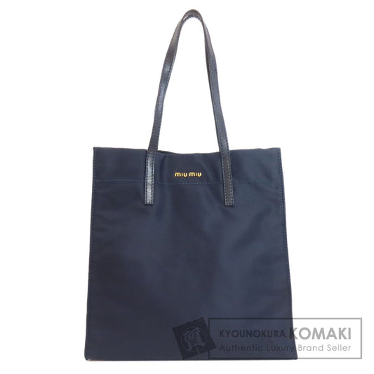 MIUMIU ミュウミュウ ロゴ トートバッグ ナイロン レディース 中古