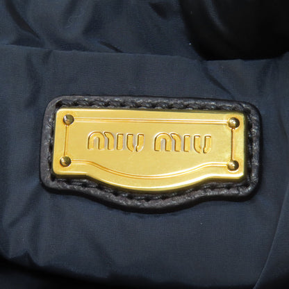 MIUMIU ミュウミュウ ロゴ トートバッグ ナイロン レディース 中古