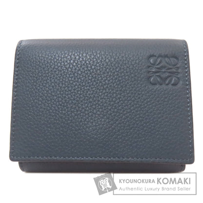 LOEWE ロエベ コンパクトウォレット アナグラム 二つ折り財布（小銭入れあり） レザー レディース 中古