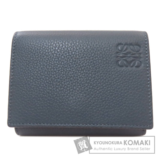 LOEWE ロエベ コンパクトウォレット アナグラム 二つ折り財布（小銭入れあり） レザー レディース 中古