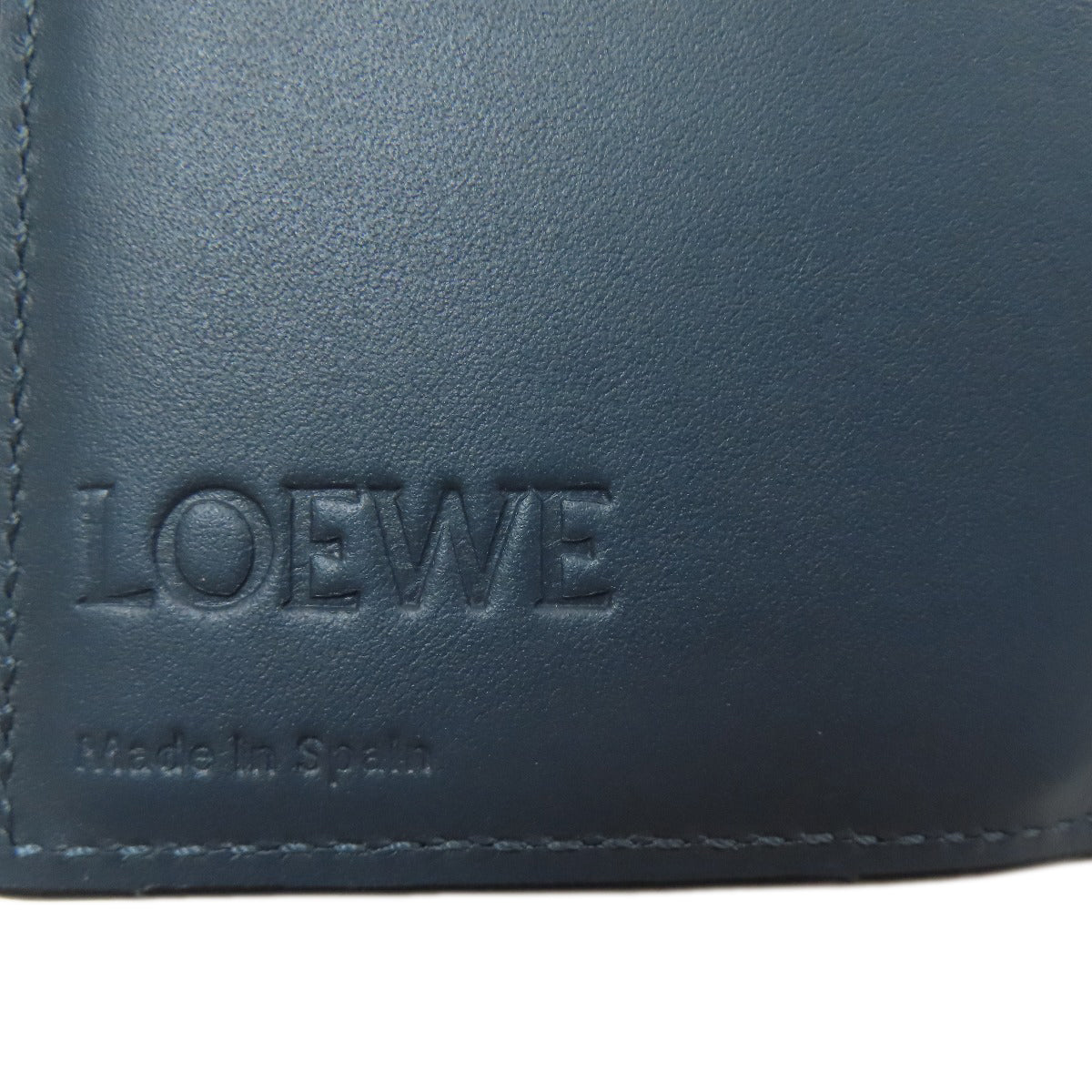 LOEWE ロエベ コンパクトウォレット アナグラム 二つ折り財布（小銭入れあり） レザー レディース 中古