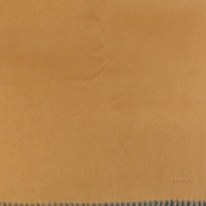 HERMES エルメス ロゴ マフラー カシミヤ レディース 中古