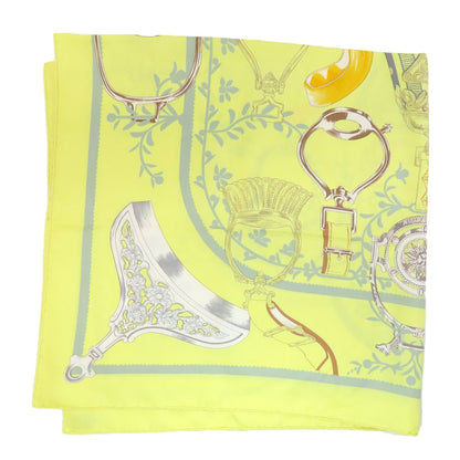 HERMES エルメス カレ90 鎧 スカーフ シルク レディース 中古
