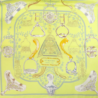 HERMES エルメス カレ90 鎧 スカーフ シルク レディース 中古