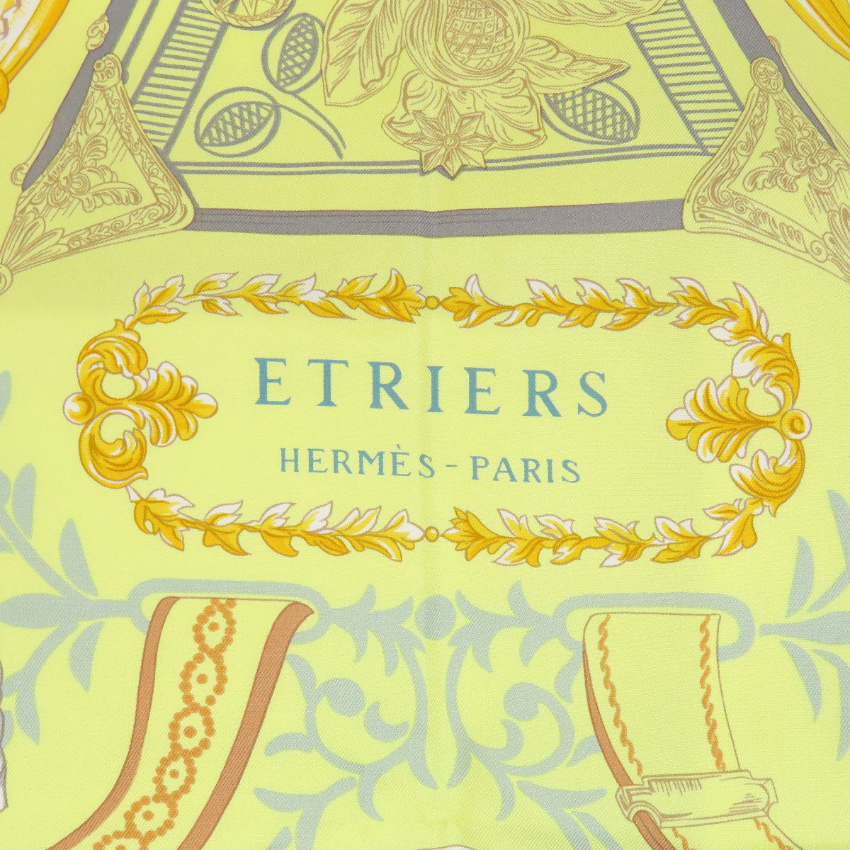 HERMES エルメス カレ90 鎧 スカーフ シルク レディース 中古