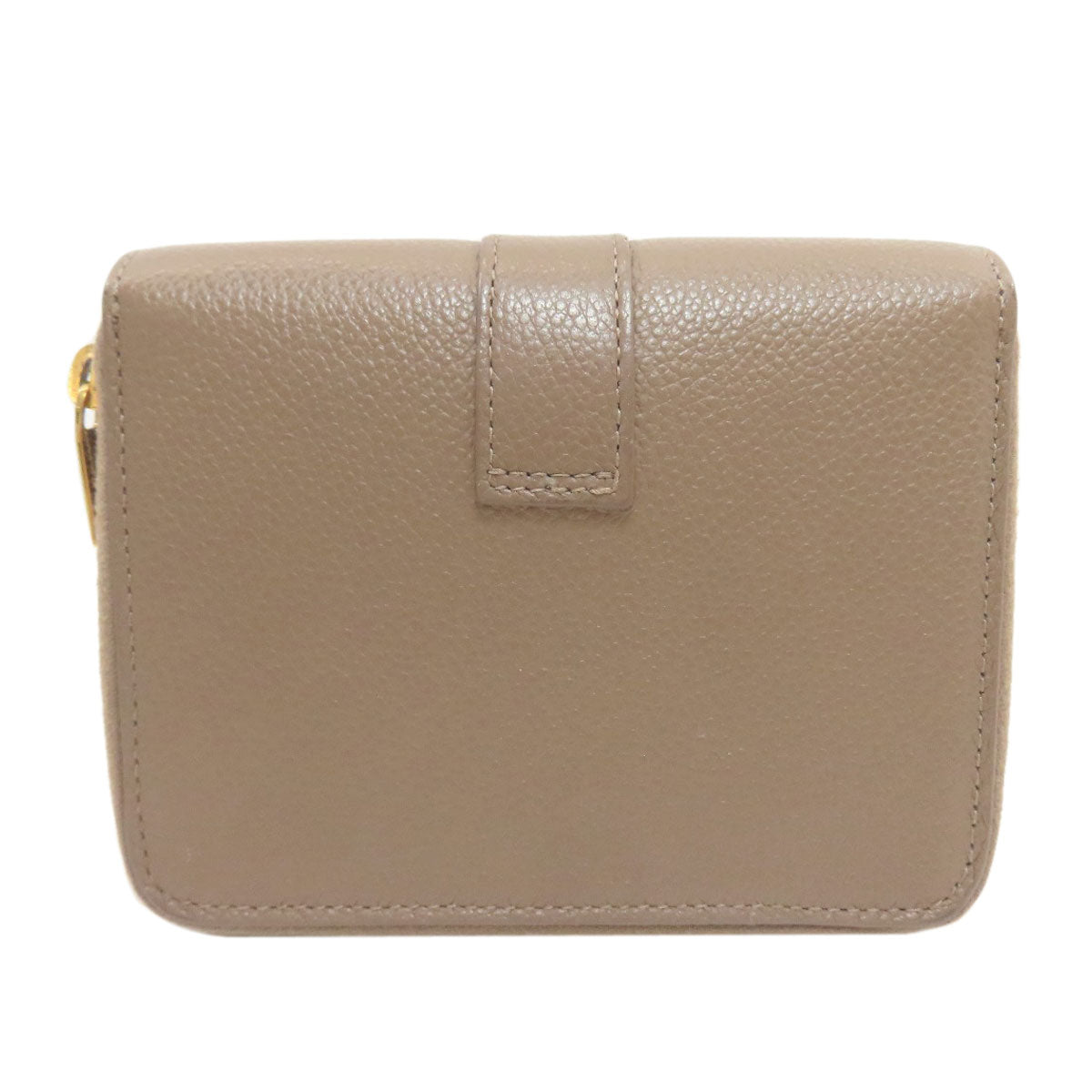 YVES SAINT LAURENT イヴ・サンローラン カサンドラ 二つ折り財布（小銭入れあり） レザー レディース 中古