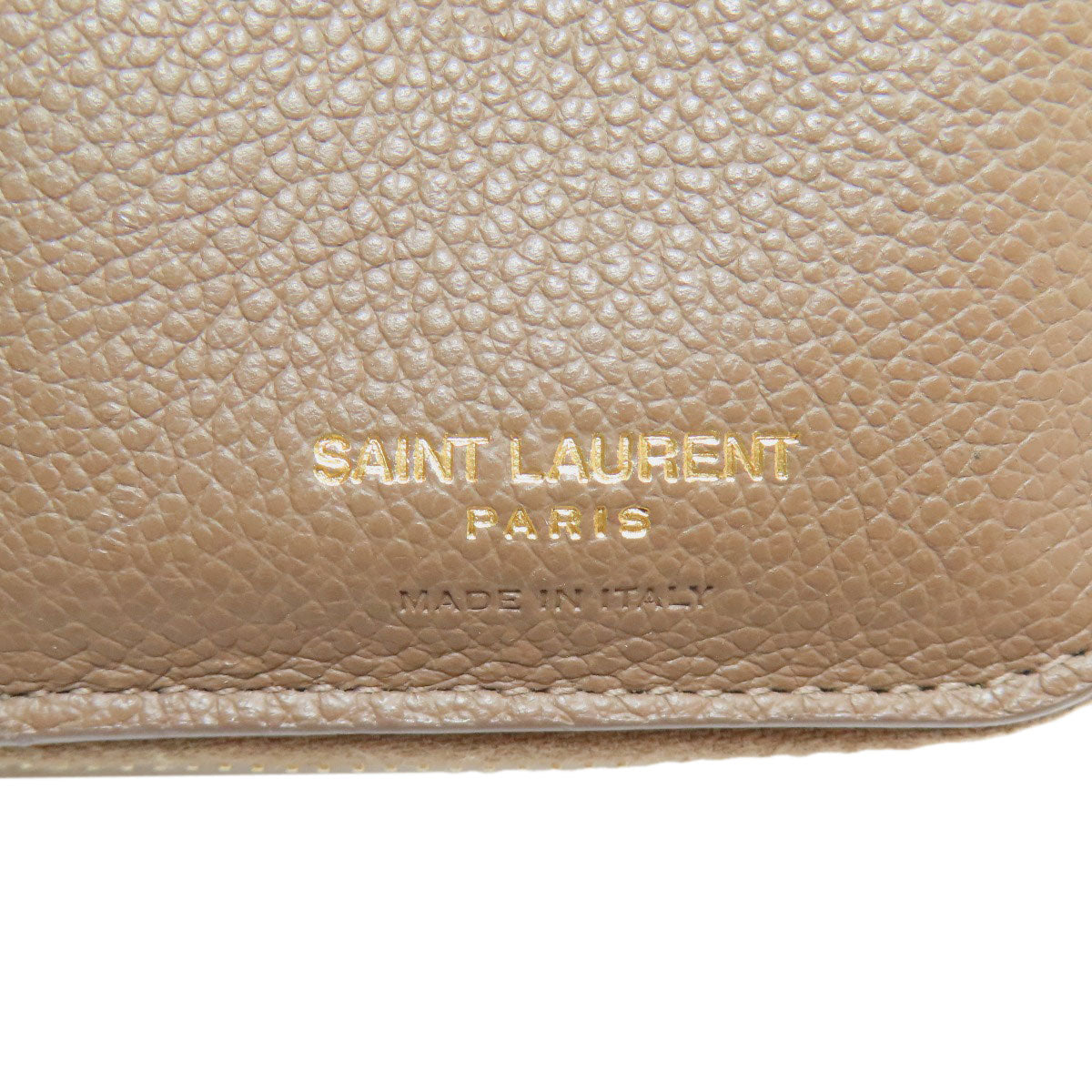 YVES SAINT LAURENT イヴ・サンローラン カサンドラ 二つ折り財布（小銭入れあり） レザー レディース 中古