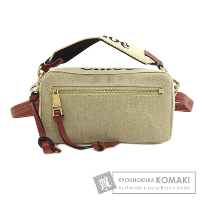 CHLOE クロエ ウッディ ベルトバッグ ヒップバッグ・ウエストバッグ キャンバス レディース 中古