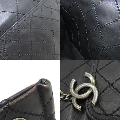CHANEL シャネル マトラッセ シルバー金具 ショルダーバッグ カーフ レディース 中古