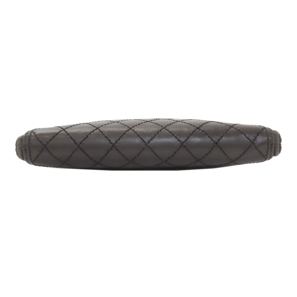 CHANEL シャネル マトラッセ シルバー金具 ショルダーバッグ カーフ レディース 中古