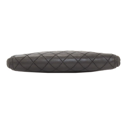 CHANEL シャネル マトラッセ シルバー金具 ショルダーバッグ カーフ レディース 中古