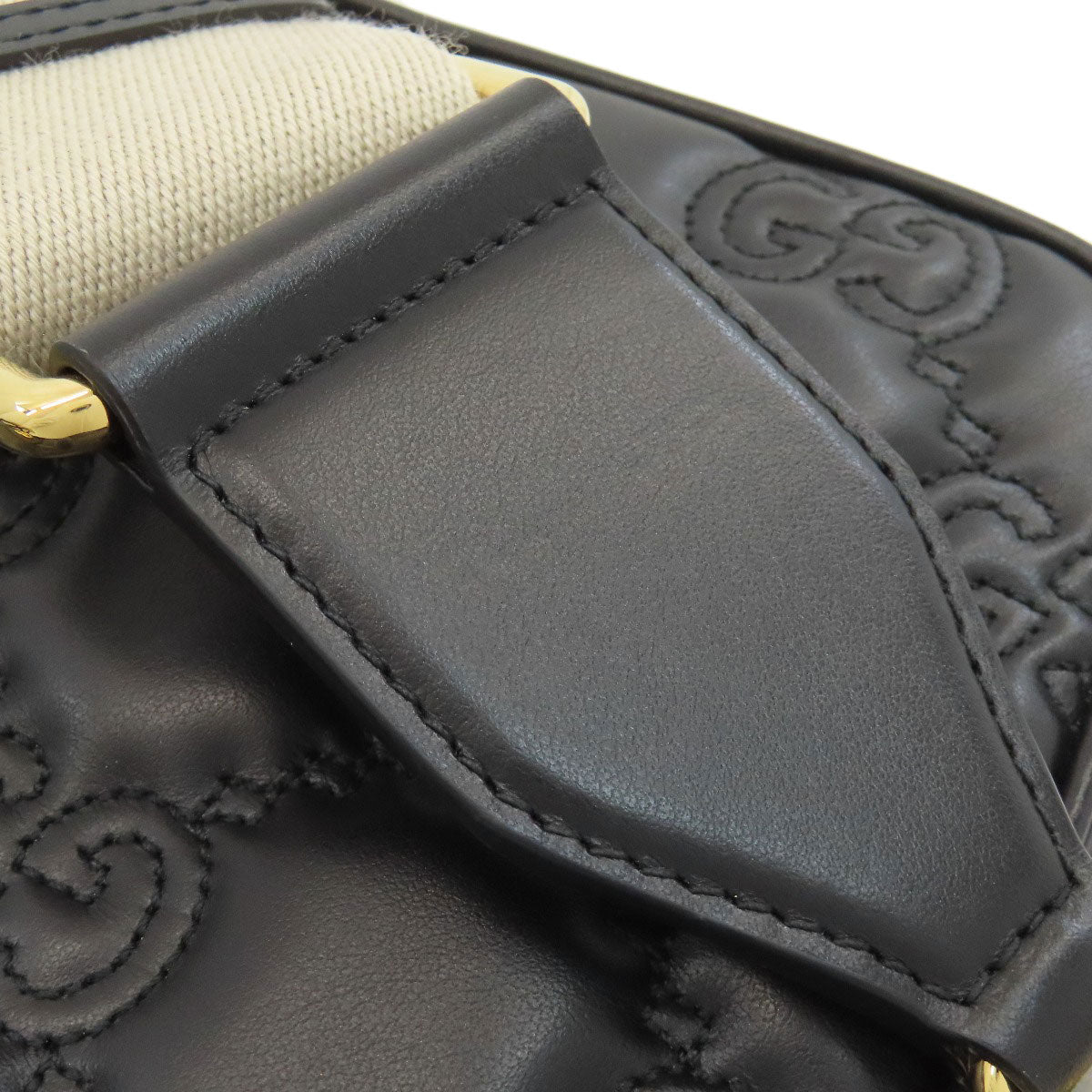 GUCCI グッチ 702234 GGマトラッセ ショルダーバッグ カーフ レディース 中古
