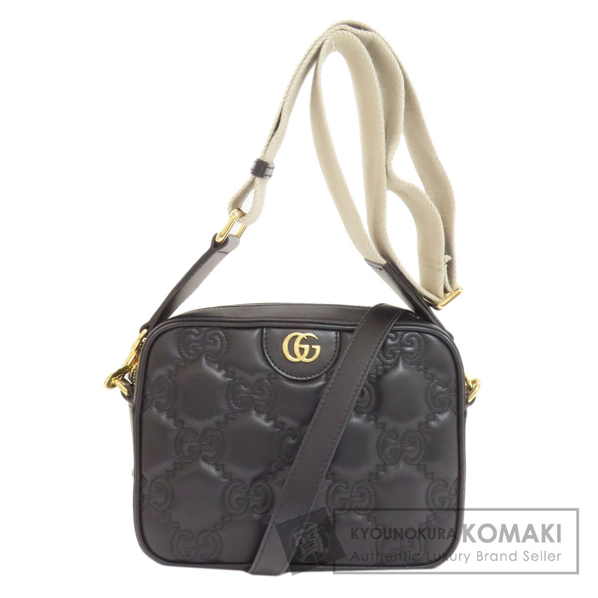 GUCCI グッチ 702234 GGマトラッセ ショルダーバッグ カーフ レディース 中古