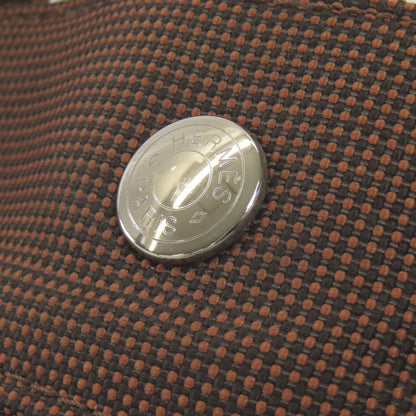 HERMES エルメス エールラインMM ハンドバッグ キャンバス レディース 中古