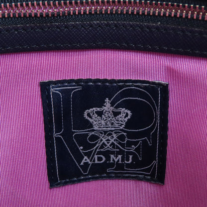 ADMJ エーディーエムジェイ スクエアトート ハンドバッグ ナイロンキャンバス レディース 中古