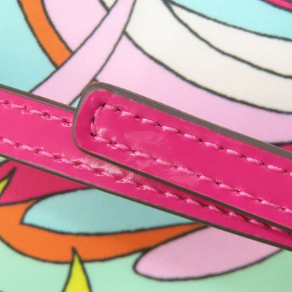 kate spade ケイトスペード フラワー 2WAY ハンドバッグ ナイロン レディース 中古